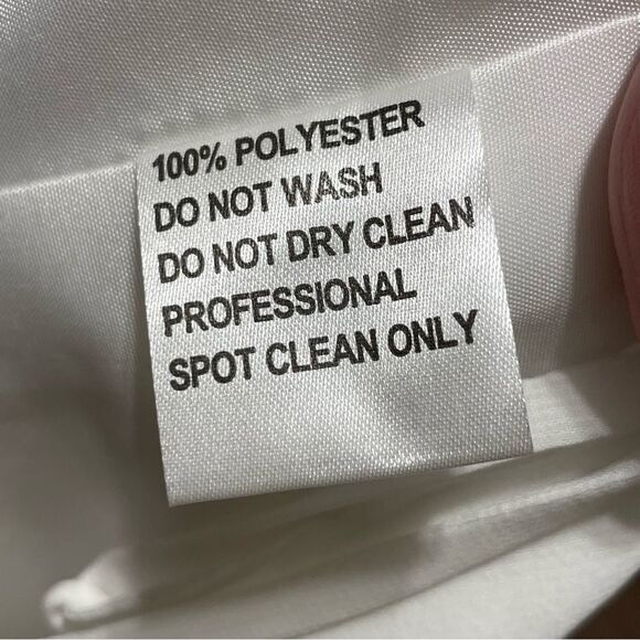 NWT JJ’s House A-line V-Neck Mini Chiffon Homecoming Dress Ivory Ruffle sz 18W - Picture 13 of 14